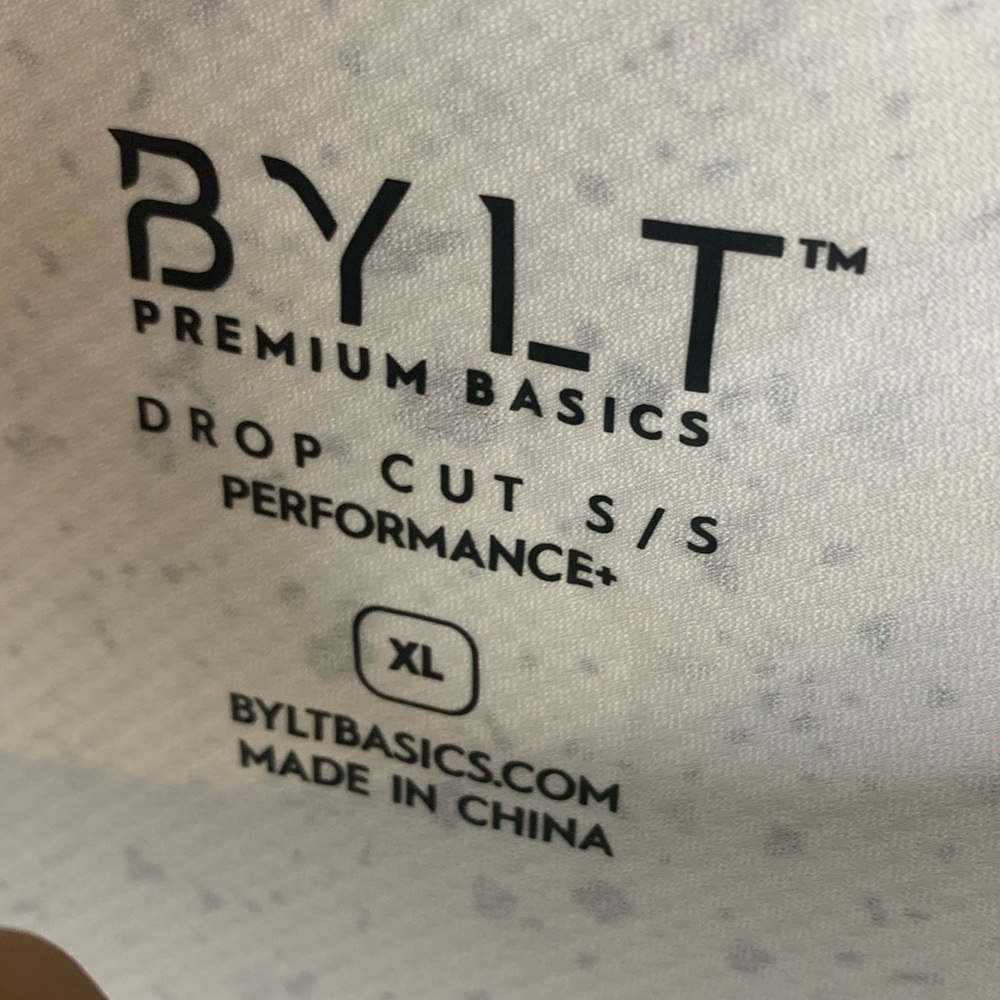 NWT B.Y.L.T Basics Drop cut Short sleeve performance Men’s shirt size xl - Picture 4 of 9